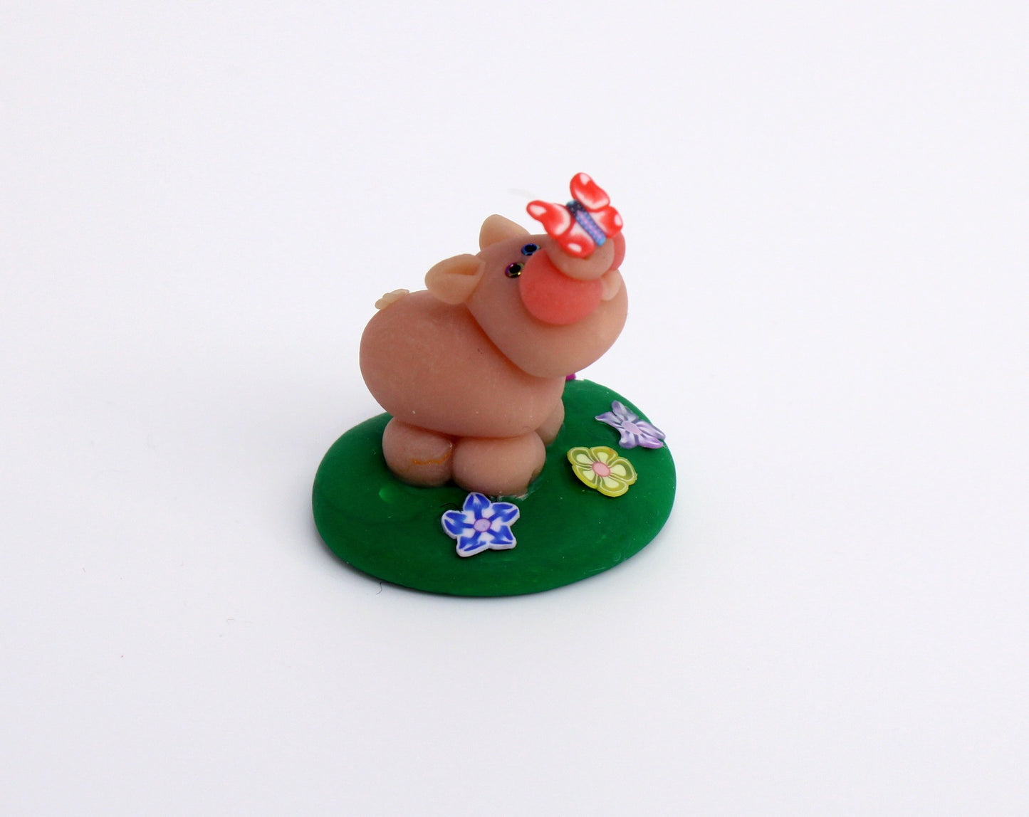 Pig with Butterfly