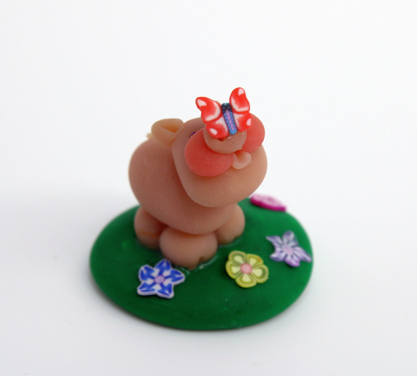 Pig with Butterfly