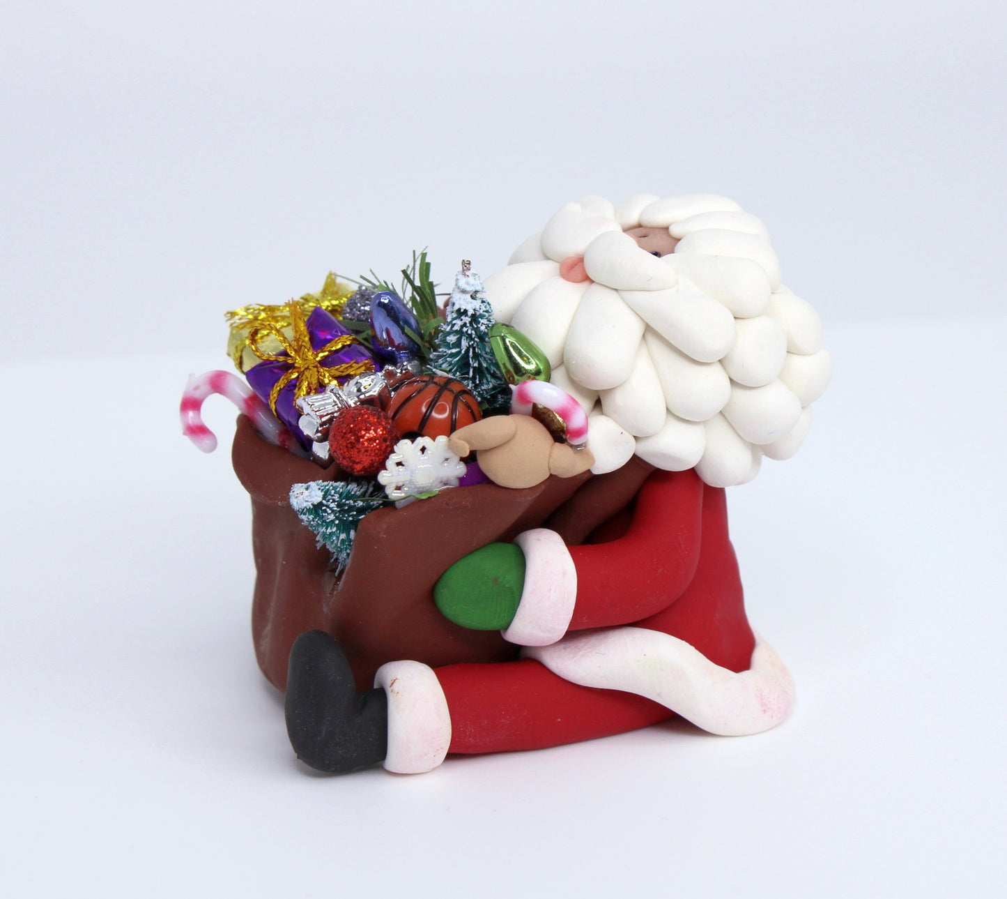 Santa and his bag