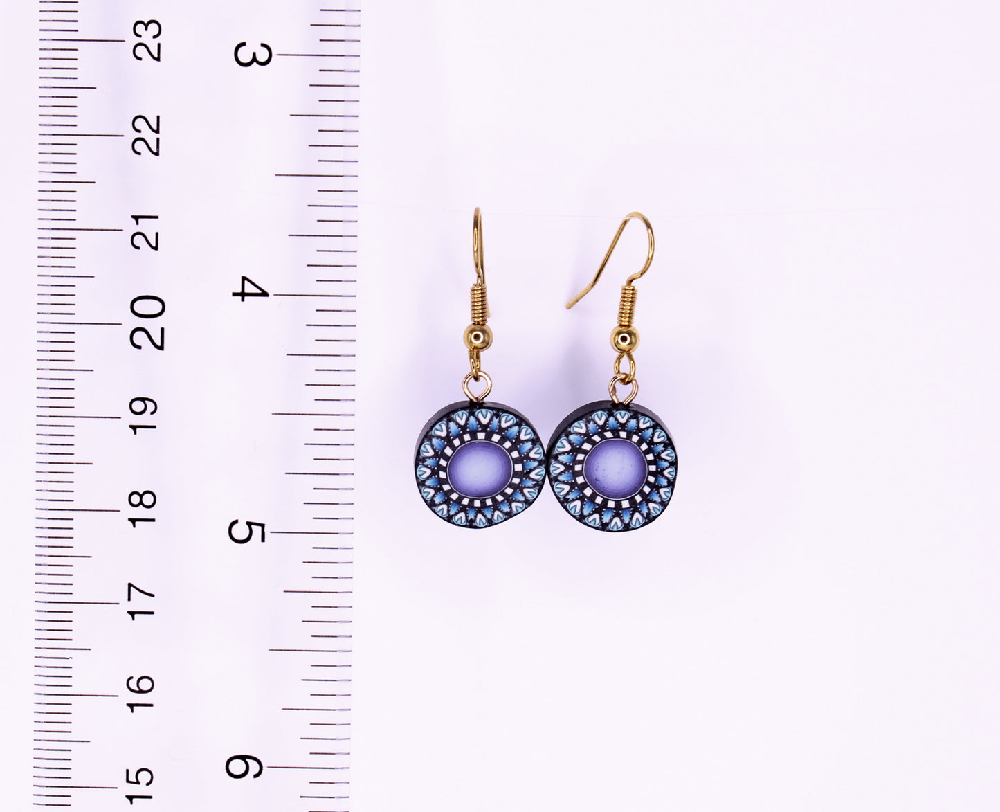 Blue Burst Earrings