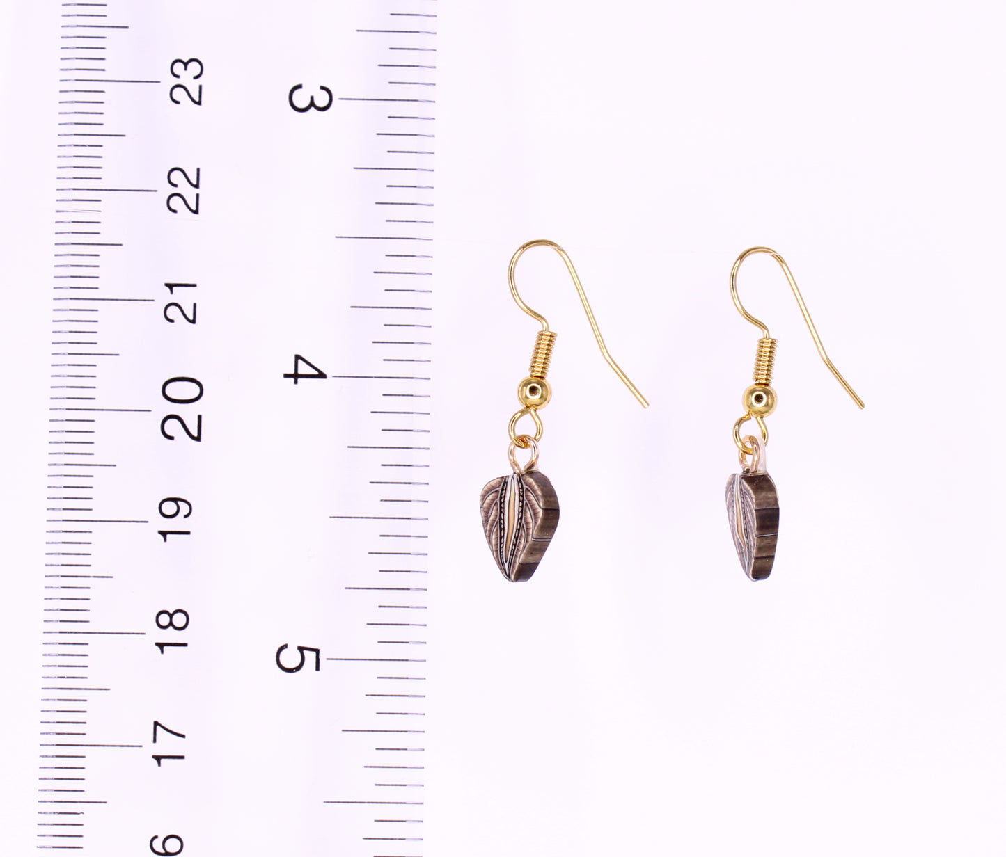 Small Yellow Leaves Earrings