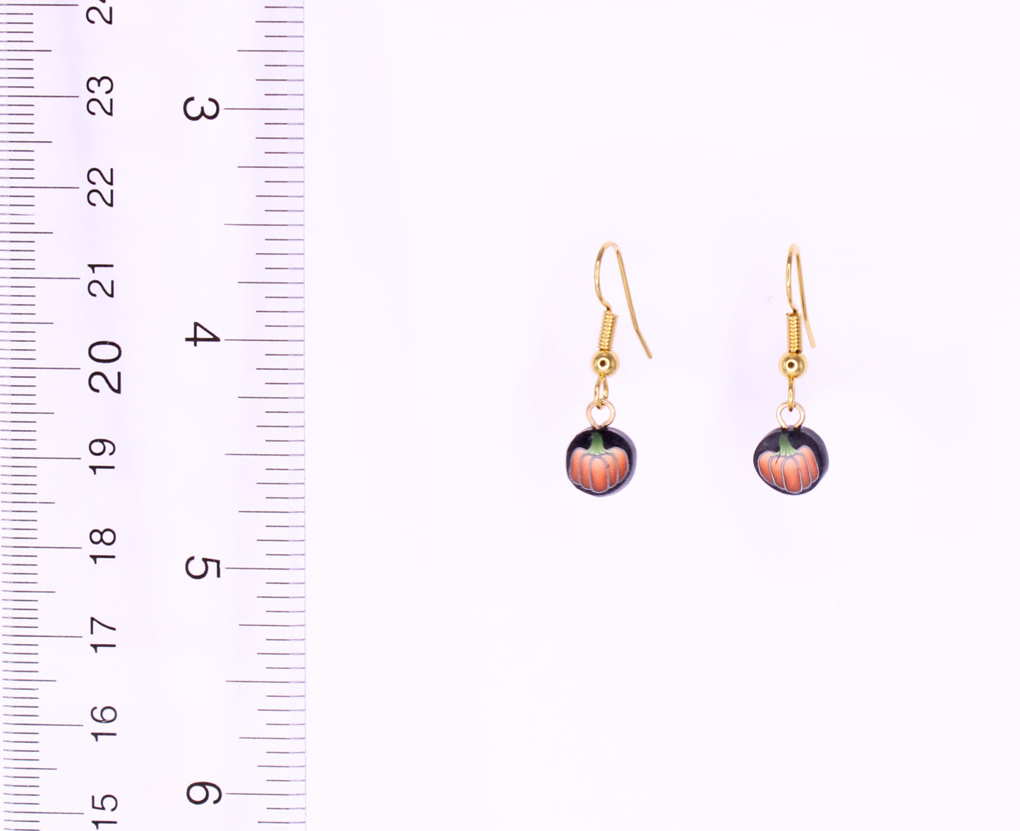 Pumpkin Bead Earrings