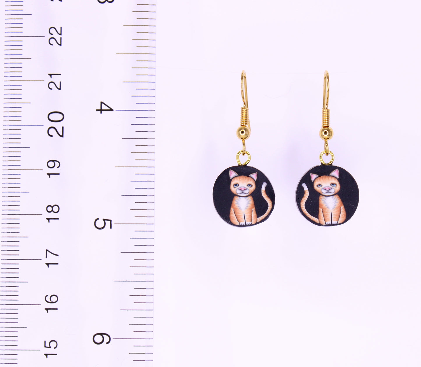 Cat Bead Earrings