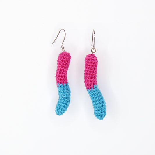 Gummy Worm Earrings