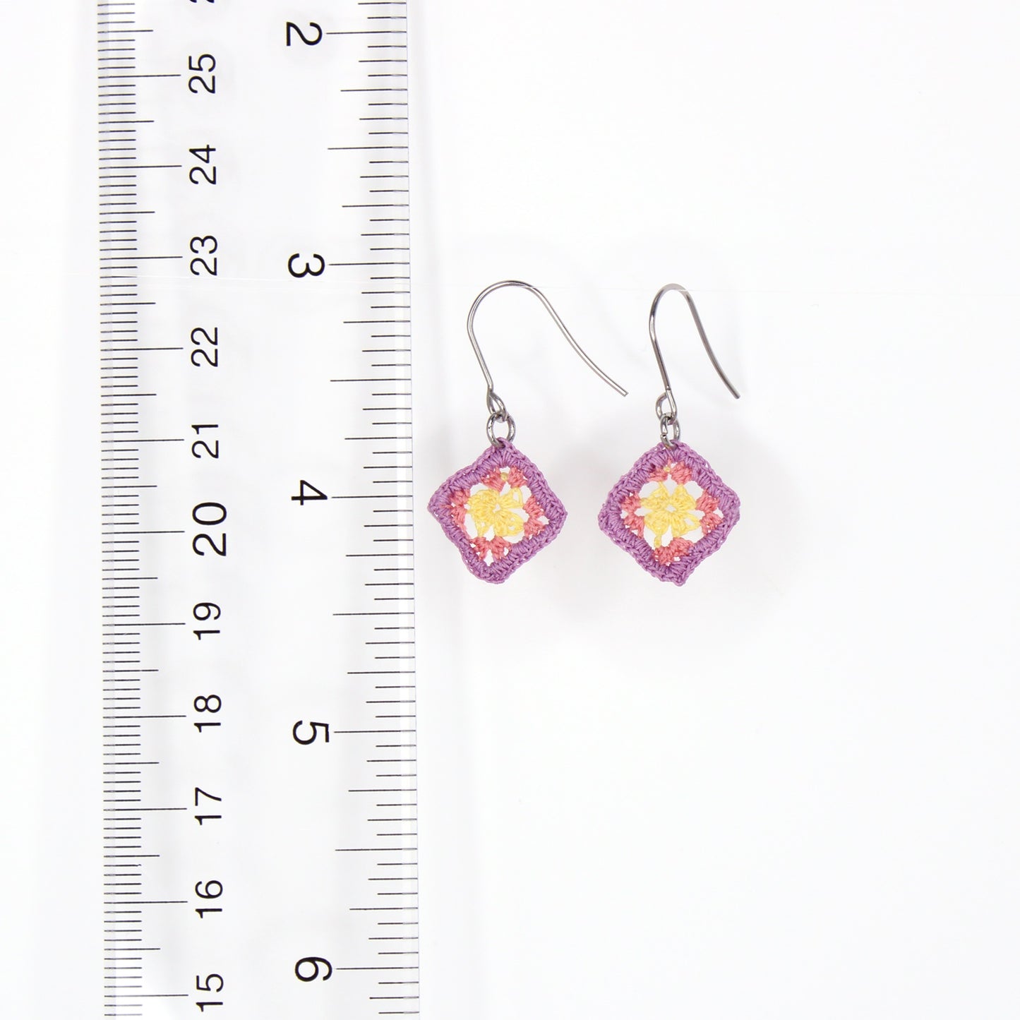 Granny Square Earrings