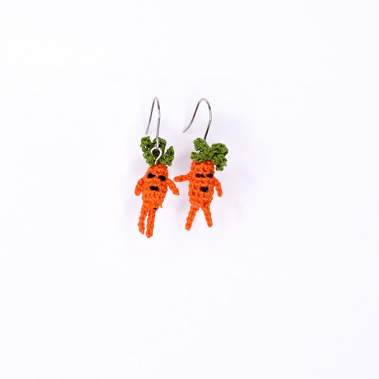 Carrot Man Earrings