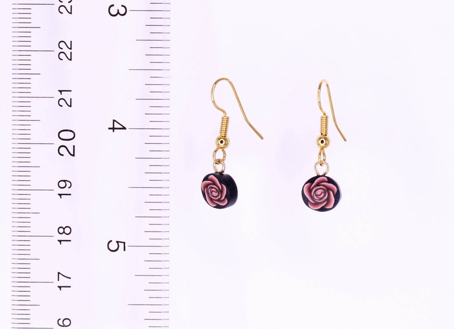 Rose Bead Earrings